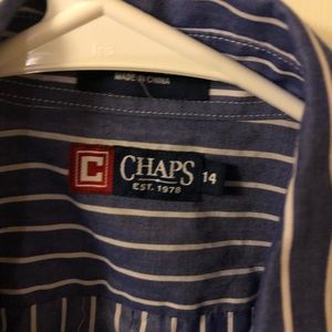 Boys size 14 Chaps dress shirt